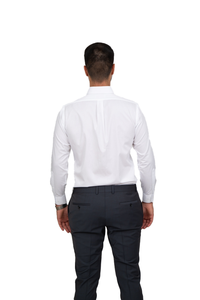 חולצה-גזרה-רגילה-בצבע-לבן-עם-כפתורים-בצווארון-1