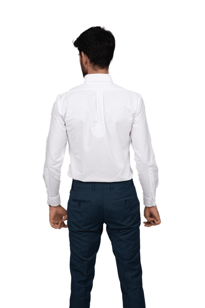 חולצה-לבנה-אוקספורד-עם-כפתורים-בצווארון-שרוול-שורט-3233-גזרה-רגילה_optimized