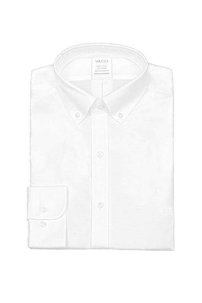 חולצה-לבנה-עם-כפתורים-בצווארון-גזרה-צרה-סמל-לבן-4_optimized