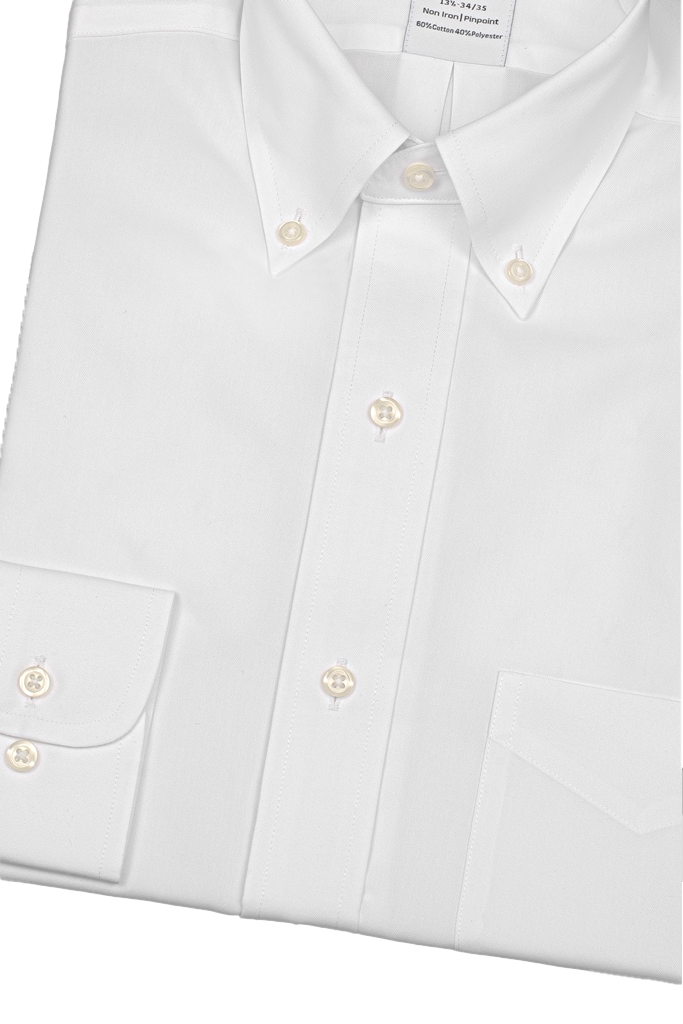 חולצה-לבנה-עם-כפתורים-בצווארון-גזרה-רגילה-1