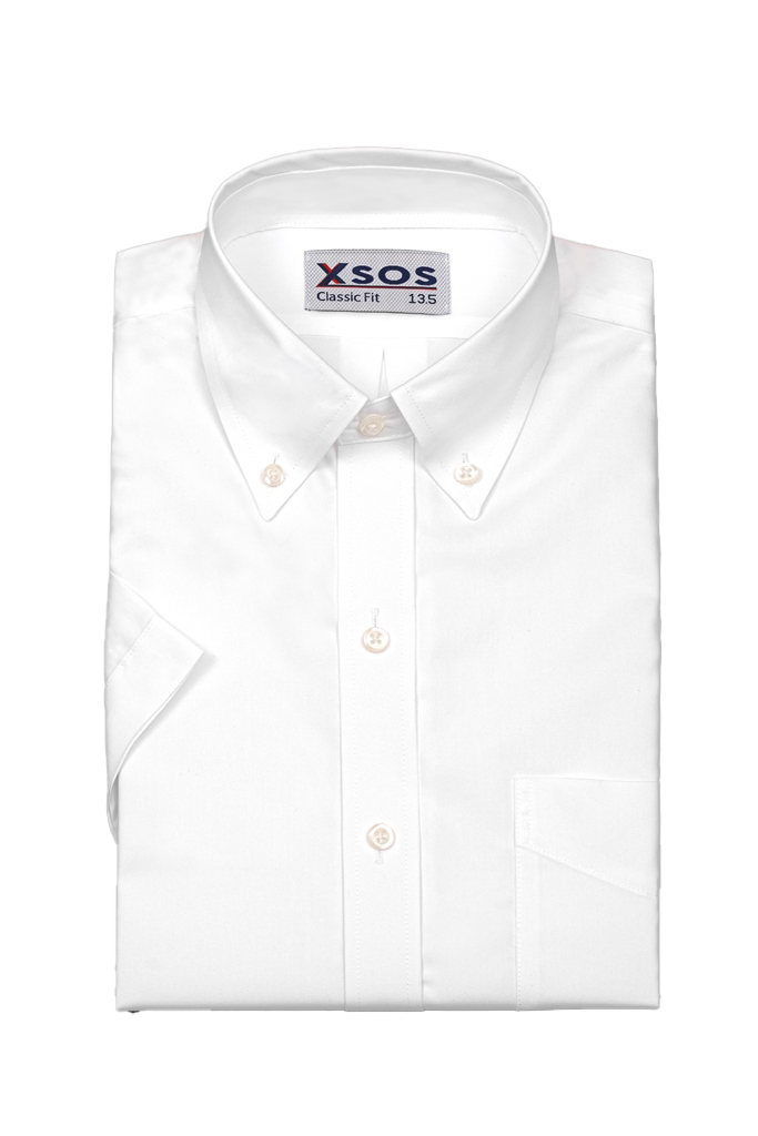 חולצה-לבנה-עם-כפתורים-בצווארון-שרוול-קצר-גזרה-רגילה-2