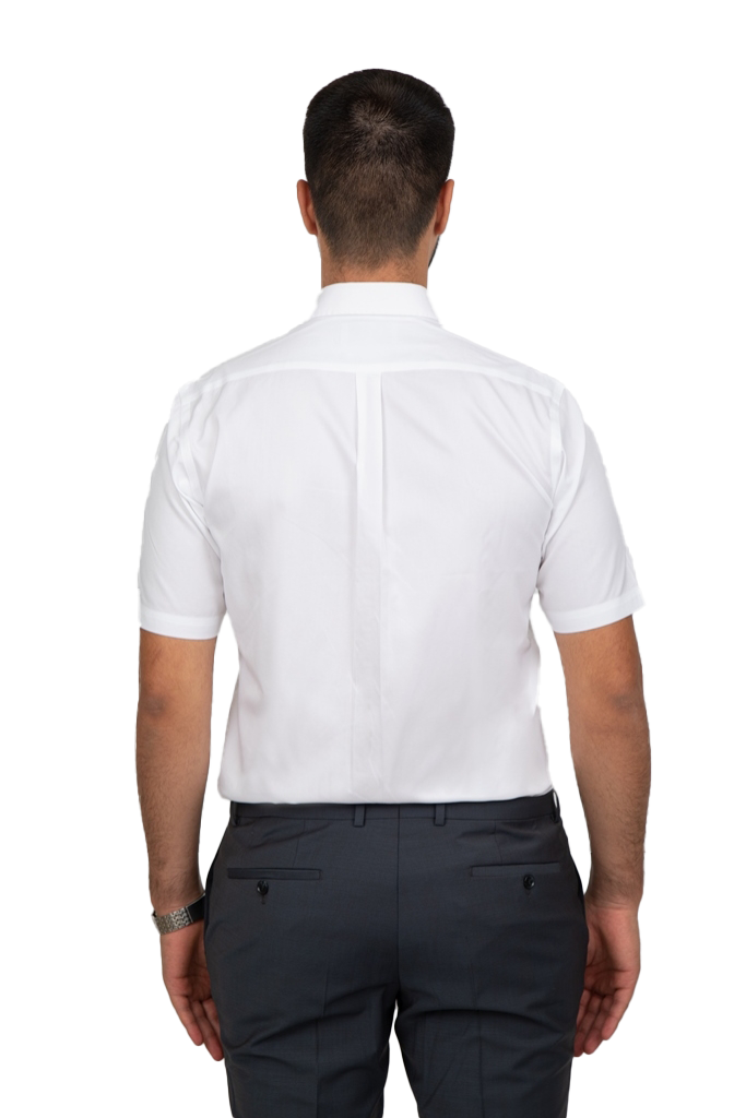 חולצה-לבנה-עם-כפתורים-בצווארון-שרוול-קצר-גזרה-רגילה-1