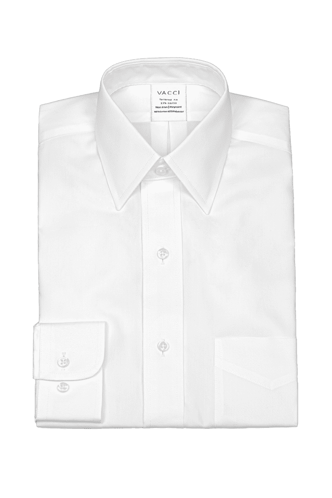 חולצה-לבנה-שורט-3233-צווארון-אמריקאי-גזרה-רגילה-שרוול-2_optimized