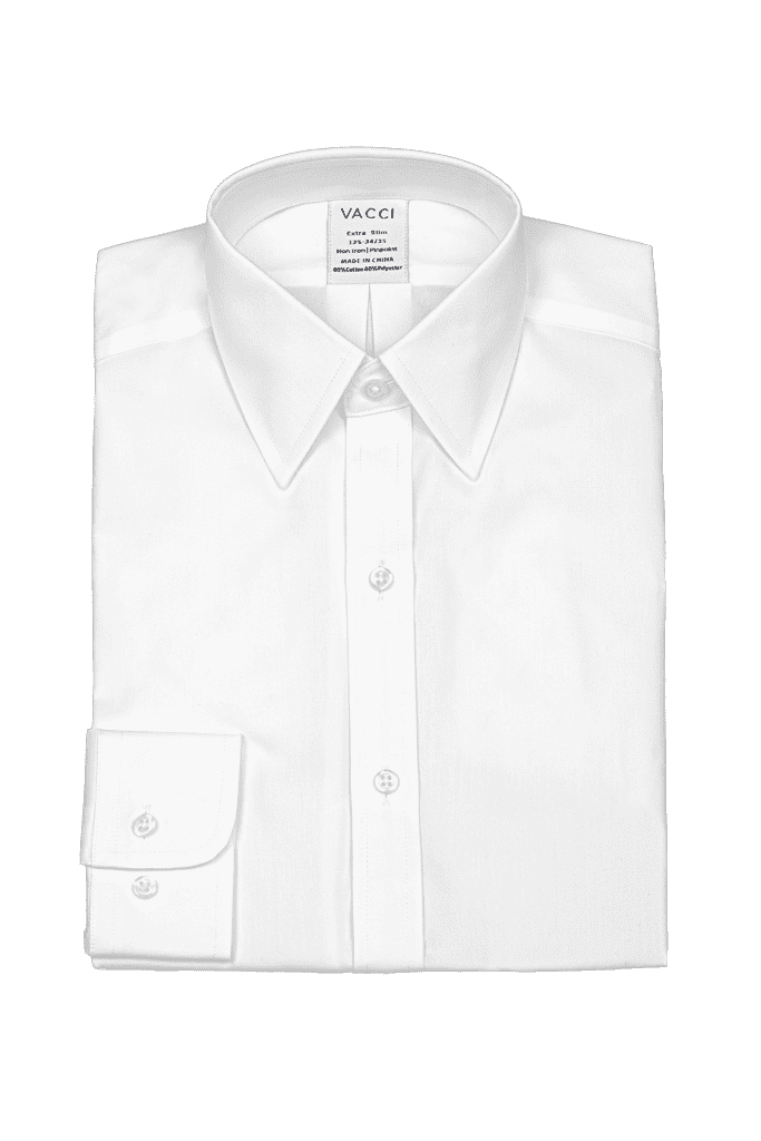חולצה-עם-צווארון-אמריקאי-גזרה-צרה-בצבע-לבן-2_optimized