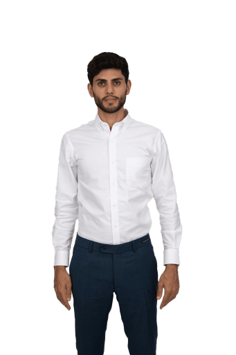 חולצה-לבנה-אוקספורד-עם-כפתורים-בצווארון-שרוול-שורט-3233-גזרה-רגילהv_optimized