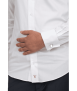 חולצת חפתים לבנה לגבר צווארון אמריקאי גזרה רגילה - 