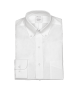 חולצה לבנה אוקספורד עם כפתורים בצווארון שרוול שורט 32/33 גזרה רגילה - 