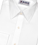 חולצה לבנה צווארון אמריקאי גזרה צרה - 