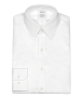 חולצה לבנה צווארון אמריקאי שרוול שורט 32/33 גזרה צרה - 