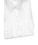 חולצה לבנה צווארון אמריקאי שרוול שורט 32/33 גזרה רגילה - 
