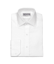 חולצה צווארון קלאסי בצבע לבן גזרה צרה - 